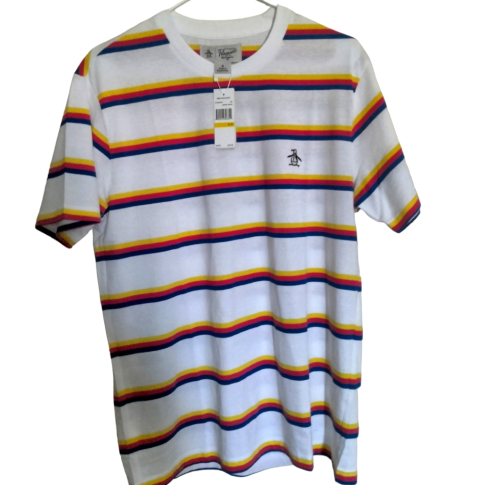 Men's an original penguin striped T-shirt